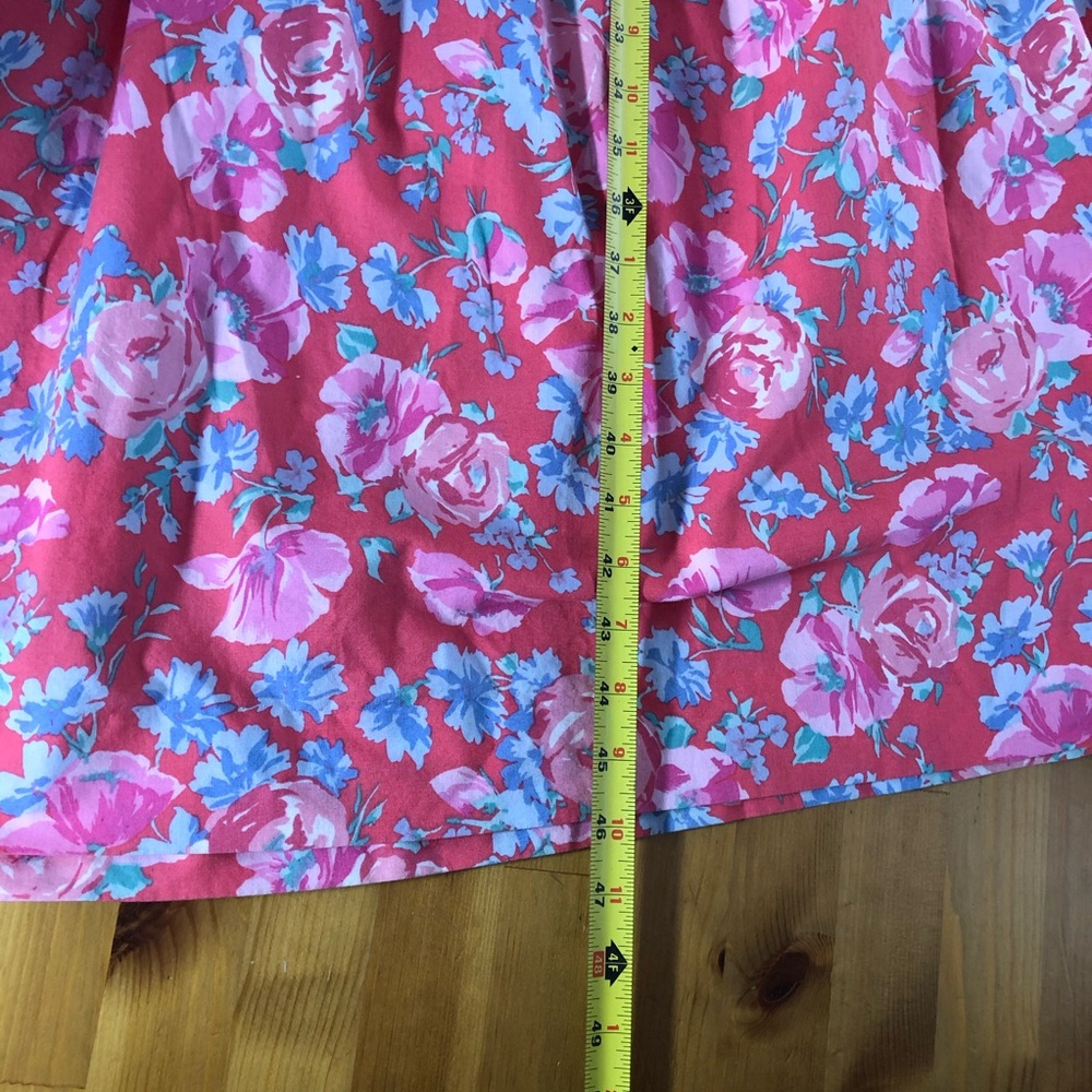 Vintage Laura Ashley Mother and Child Dress Drop Waste Floral Maxi Size 12 - Picture 10 of 12